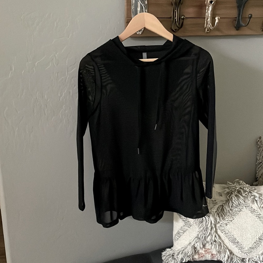 X by Gottex Women’s Sheer Top with hood